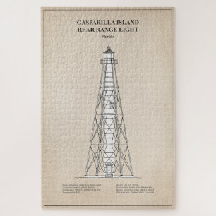 Gasparilla Island Rear Range Light - Florida - SBD Puzzle