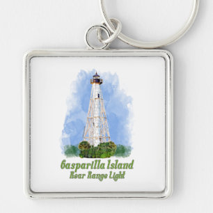 Gasparilla Island Rear Range Light - Florida Schlüsselanhänger