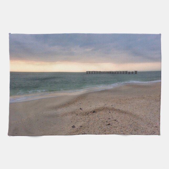 Gasparilla Island Sunset Handtuch (Horizontal)