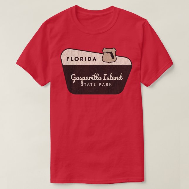 Gasparilla Staat Park Florida T-Shirt (Design vorne)