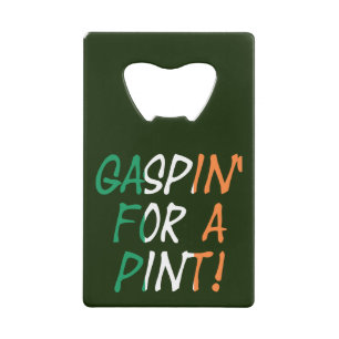 Gaspin für einen Pint-Overlay-Bot Geldbeutel Flaschenöffner