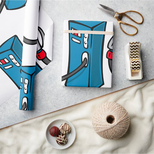 Gaspumpe Geschenkpapier (Von Creator hochgeladen)