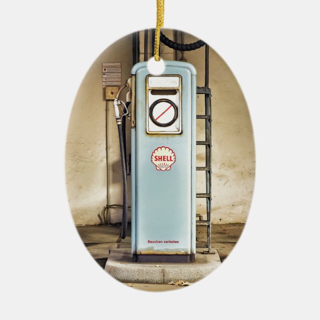 Gaspumpe Keramik Ornament (Vorne)