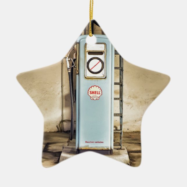Gaspumpe Keramik Ornament (Vorne)