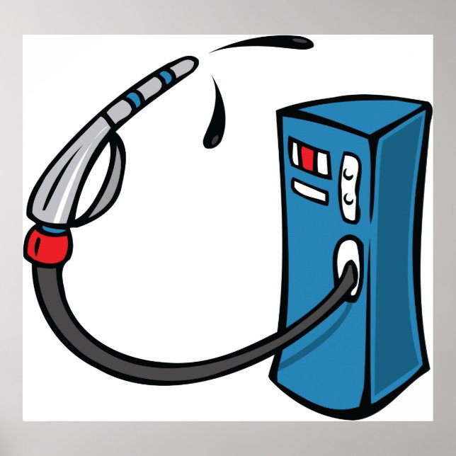 Gaspumpenbehälter Poster (Vorne)