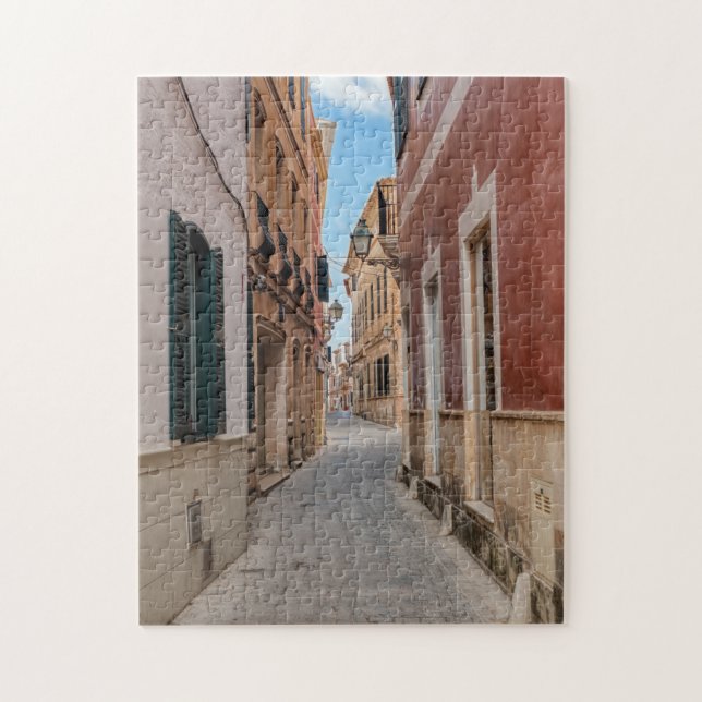 Gasse Ciutadella - Menorca, Spanien Puzzle (Vertikal)