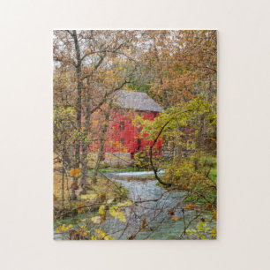 Gasse durch die Wälder Puzzle