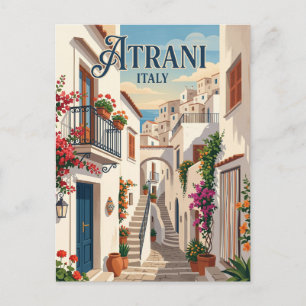 Gasse in Atrani Italien Postkarte