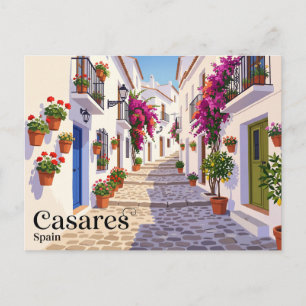Gasse in Casares Spanien Postkarte
