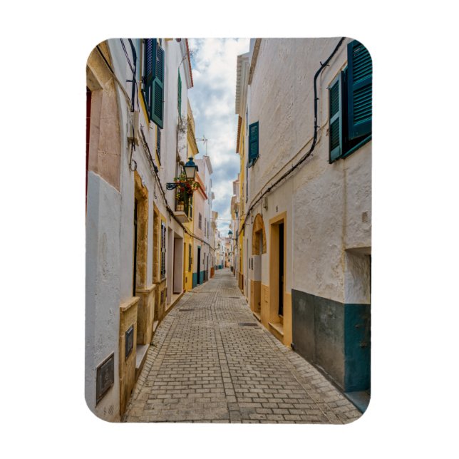 Gasse in Ciutadella - Menorca, Spanien Magnet (Vertikal)