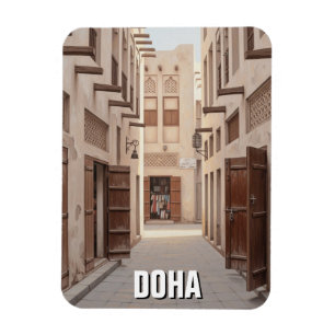 Gasse in Doha Katar Reise Magnet