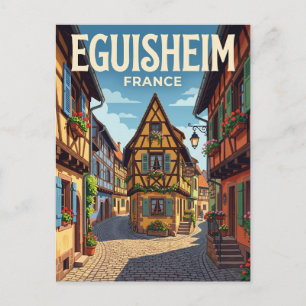 Gasse in Eguisheim, Frankreich Frankreich Postkarte