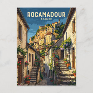 Gasse in Rocamadour Frankreich Frankreich Postkarte