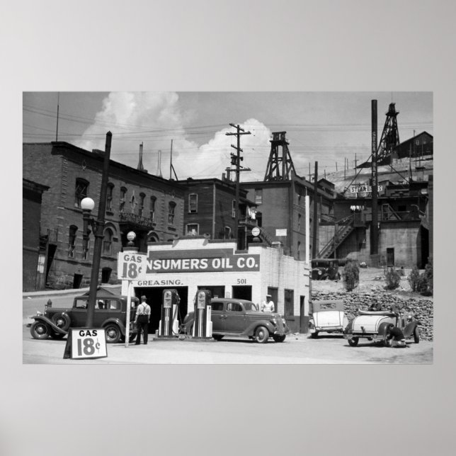 Gasstation, 1939 poster (Vorne)