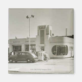 Gasstation Magnet