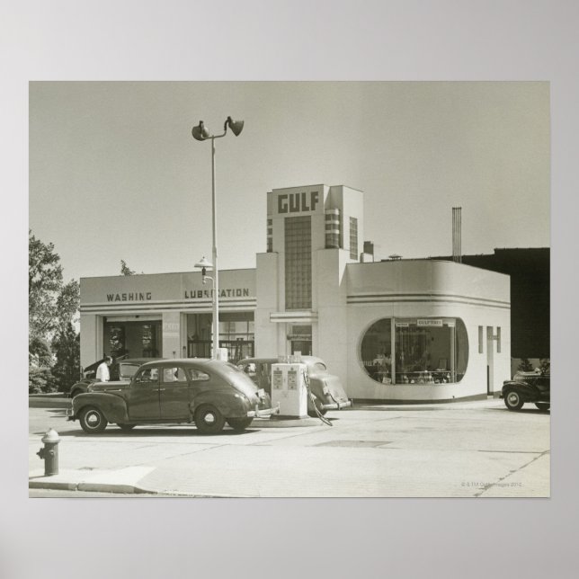 Gasstation Poster (Vorne)