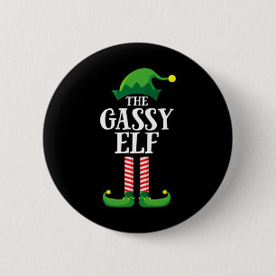 Gassy Elf Matching Family Group Weihnachts-Party Button