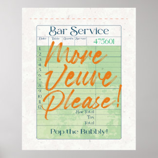 Gast-Karo Empfangen Champagner-Pop der Bubbly Poster