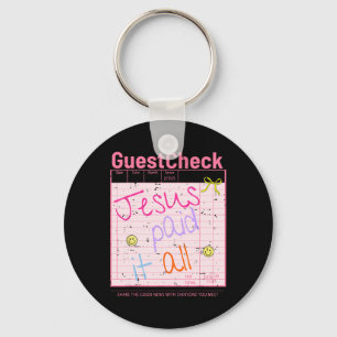 Gast Karo Jesus bezahlt es alles Christliche Osten Schlüsselanhänger