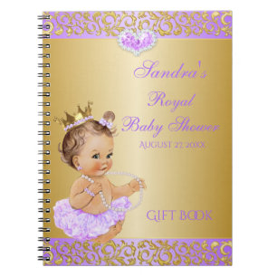 Gast Prinzessin-Lilac Lavender Gold Gift Notizblock