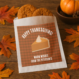 Gäste Pumpkin Pie Erntedank Geschenktütchen