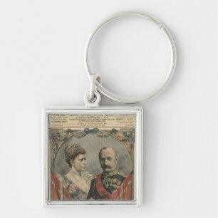 Gäste von Frankreich, König Frederick VIII und Schlüsselanhänger