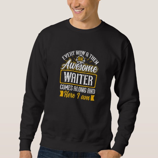 Gästebestellung Restaurant Server Kellnerin Premiu Sweatshirt (Vorderseite)