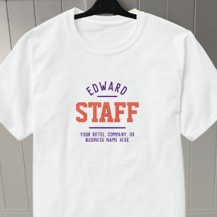 Gästebetreuung-Personal T-Shirt mit beidseitigem D