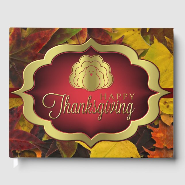 Gästebuch - Autumnal Happy Thanksgiving (Vorderseite)