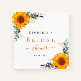 Gästebuch Brautparty eucalyptus sunbluts Notizbuch