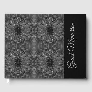Gästebuch - Chrysanthemum Gray Kaleidoscopic