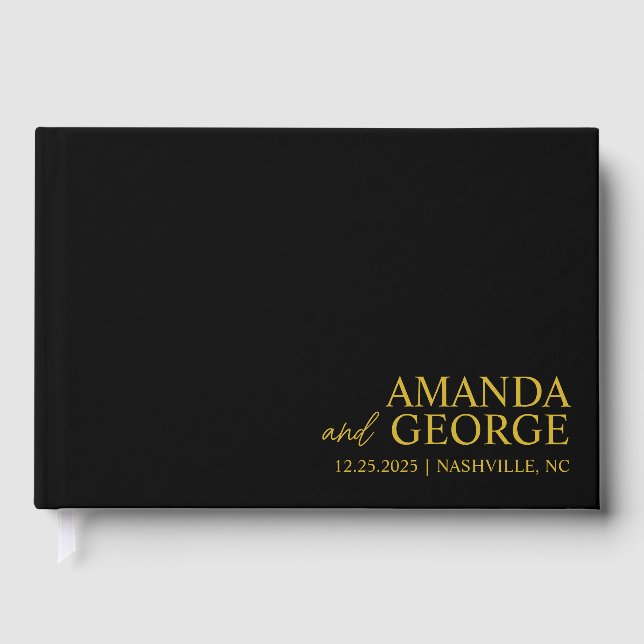 Gästebuch Custom Wedding Signage Book Empfang (Vorderseite)