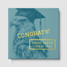 Gästebuch der einzigartigen Foil Graduation Party