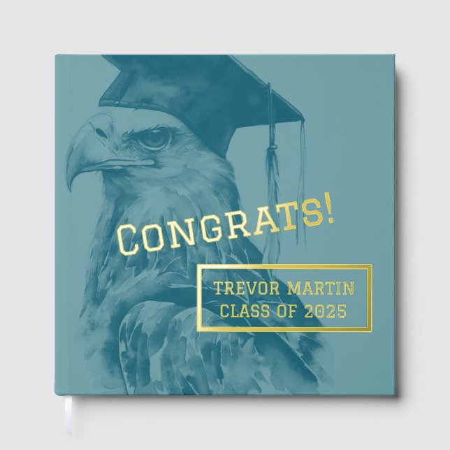 Gästebuch der einzigartigen Foil Graduation Party (Vorderseite)