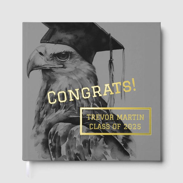 Gästebuch der einzigartigen Foil Graduation Party (Vorderseite)