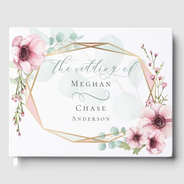 Gästebuch Fresh Spring Blumen and Foliage (Vorderseite)