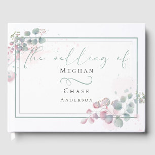 Gästebuch   Frühjahrs-Wasserfarbe Eukalyptus Folia