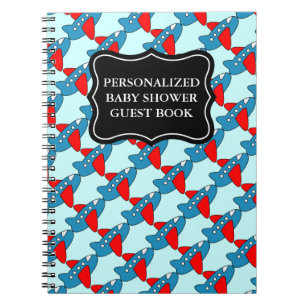 Gästebuch für Babydusche Personalisiertes Note Notizblock