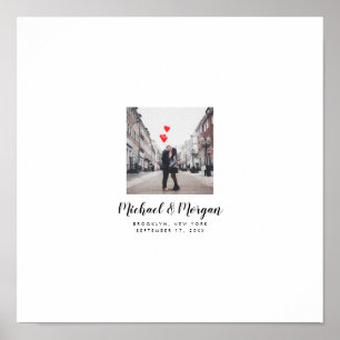 Gästebuch für handgeschriebene Wünsche im Hochzeit