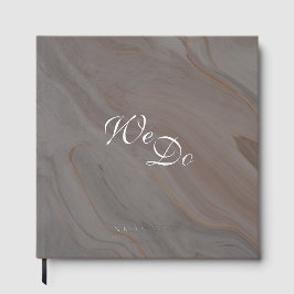 Gästebuch für Hochzeit Elegantes Schwarzes Thema