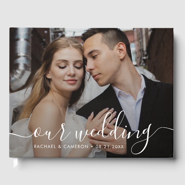 Gästebuch für Hochzeiten im Foto (Vorderseite)