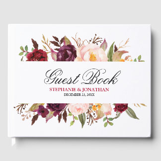 Gästebuch für Hochzeiten in Burgund, Rote Marine