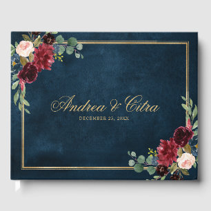 Gästebuch für Hochzeiten in Burgund, Rote Marine