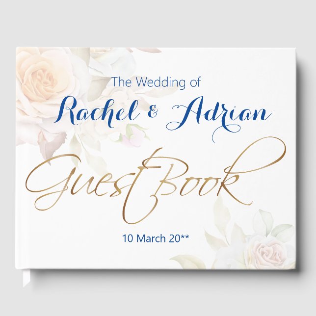 Gästebuch für Hochzeitskleidung (Vorderseite)