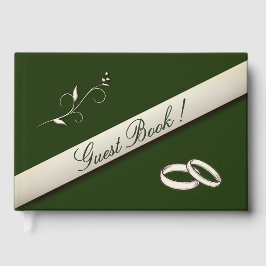 Gästebuch für Hunter Green Wedding
