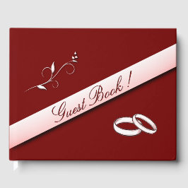 Gästebuch für Marcella / Burgund Wedding