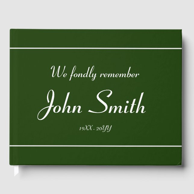 Gästebuch für Minimalistisches, individuelles Beil (Vorderseite)