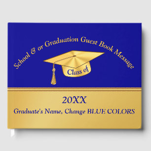 Gästebuch für personalisierte Graduierungspartei