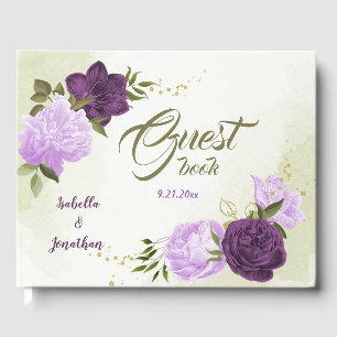 Gästebuch für violette Blätter