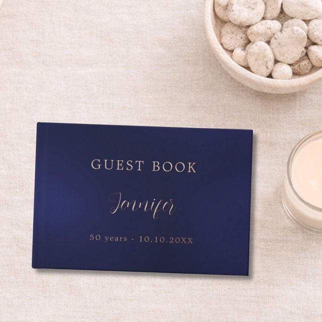 Gästebuch Geburtstagsnavin Rose Goldfolie (Von Creator hochgeladen)